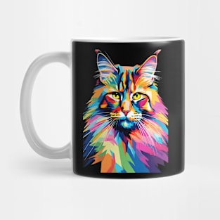 Maine Coon Pop Art Mug